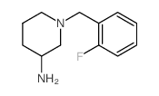 1-(2-氟苄基)哌啶-3-胺结构式