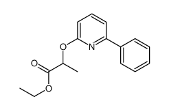 ethyl 2-(6-phenylpyridin-2-yl)oxypropanoate Structure