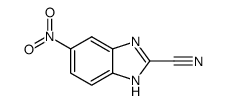 1H-Benzimidazole-2-carbonitrile,5-nitro-(9CI)结构式