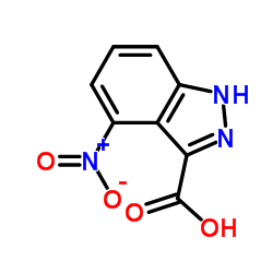 4-Nitro indazole-3-carboxylic acid结构式