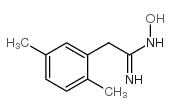 2-(2,5-dimethyl-phenyl)-n-hydroxy-acetamidine结构式