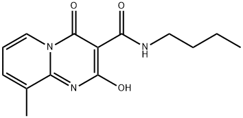 4H-Pyrido[1,2-a]pyrimidine-3-carboxamide, N-butyl-2-hydroxy-9-methyl-4-oxo-结构式