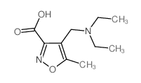 4-[(diethylamino)methyl]-5-methylisoxazole-3-carboxylic acid(SALTDATA: HCl) picture