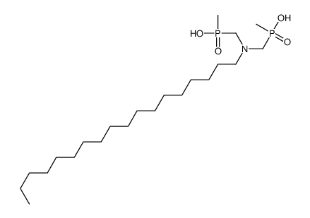[[hydroxy(methyl)phosphoryl]methyl-octadecylamino]methyl-methylphosphinic acid结构式