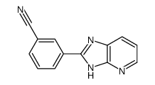 3-(1H-imidazo[4,5-b]pyridin-2-yl)benzonitrile结构式