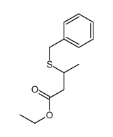 ethyl 3-benzylsulfanylbutanoate Structure