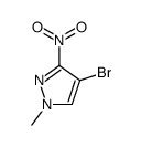 4-bromo-1-Methyl-3-nitro-1H-pyrazole Structure