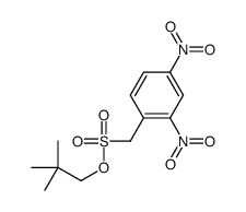 2,2-dimethylpropyl (2,4-dinitrophenyl)methanesulfonate结构式