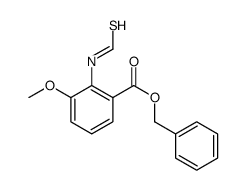 benzyl 2-(methanethioylamino)-3-methoxybenzoate结构式