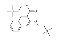 bis(2-trimethylsilylethyl) 2-benzylidenepropanedioate结构式