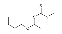 1-butoxyethyl N,N-dimethylcarbamodithioate结构式