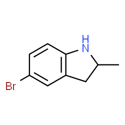 (R)-5-Bromo-2-methylindoline Structure