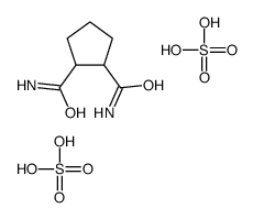 cyclopentane-1,2-dicarboxamide,sulfuric acid Structure