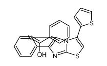 N-(6-phenyl-3-thiophen-2-ylimidazo[2,1-b][1,3]thiazol-5-yl)benzamide结构式