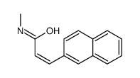 N-methyl-3-naphthalen-2-ylprop-2-enamide结构式