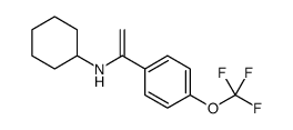 Benzenemethanamine, N-cyclohexyl-α-methylene-4-(trifluoromethoxy)结构式