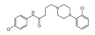 N-(4-chlorophenyl)-4-[4-(2-chlorophenyl)piperazin-1-yl]butanamide Structure