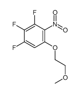 1,2,3-trifluoro-5-(2-methoxyethoxy)-4-nitrobenzene Structure