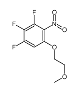 1,2,3-trifluoro-5-(2-methoxyethoxy)-4-nitrobenzene结构式