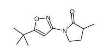1-(5-tert-butyl-1,2-oxazol-3-yl)-3-methylpyrrolidin-2-one Structure