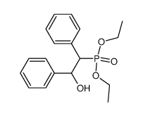 threo(RR,SS)-2-hydroxy-1,2-diphenylethylphosphonic acid diethyl ester结构式