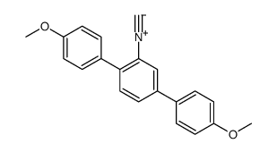 2-isocyano-1,4-bis(4-methoxyphenyl)benzene结构式