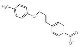 Ether, p-nitrocinnamylp-tolyl (7CI)结构式