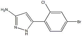 5-(4-bromo-2-chlorophenyl)-1H-Pyrazol-3-amine图片