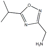 [(5-Isopropyl-1,2,4-oxadiazol-3-yl)methyl]amine结构式