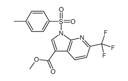 METHYL 6-(TRIFLUOROMETHYL)-1-TOSYL-1H-PYRROLO-[2,3-B]PYRIDINE-3-CARBOXYLATE picture