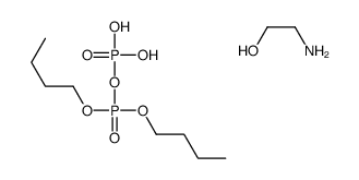 dibutyl dihydrogen diphosphate, compound with 2-aminoethanol (1:1) structure