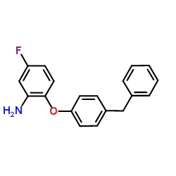 2-(4-Benzylphenoxy)-5-fluoroaniline结构式