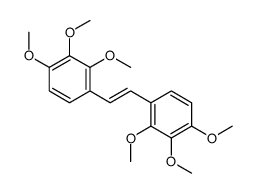 1,2,3-trimethoxy-4-[2-(2,3,4-trimethoxyphenyl)ethenyl]benzene Structure