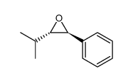 Oxirane, 2-(1-methylethyl)-3-phenyl-, trans- (9CI) structure