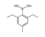 (2,6-Diethyl-4-methylphenyl)boronic acid structure