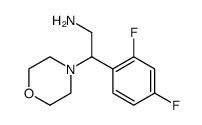 4-Morpholineethanamine, β-(2,4-difluorophenyl) Structure