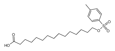 15-(tosyloxy)pentadecanoic acid Structure