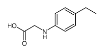 Glycine, N-(4-ethylphenyl)结构式