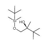 (S)-1-((tert-butyldimethylsilyl)oxy)-2,3,3-trimethylbutan-2-ol结构式