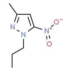 3-Methyl-5-nitro-1-propyl-1H-pyrazole structure