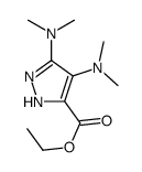 ethyl 3,4-bis(dimethylamino)-1H-pyrazole-5-carboxylate结构式