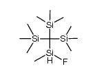 [fluoro(methyl)silyl]tris(trimethylsilyl)methane结构式