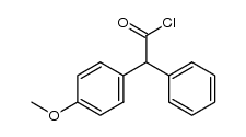 (4-methoxy-phenyl)-phenyl-acetyl chloride结构式