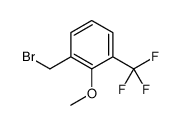 2-甲氧基-3-(三氟甲基)苄溴结构式