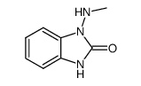 2H-Benzimidazol-2-one,1,3-dihydro-1-(methylamino)-(9CI) structure