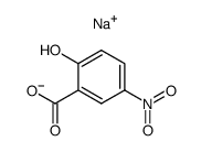 sodium salt of 5-nitrosalicylic acid Structure