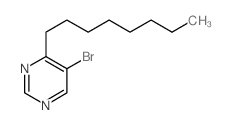 5-Bromo-4-octylpyrimidine structure