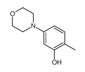 2-methyl-5-morpholin-4-ylphenol Structure
