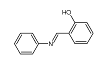 N-(o-hydroxybenzylidene)aniline Structure