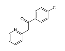 1-(4-chlorophenyl)-2-(pyridin-2-yl)ethanone结构式